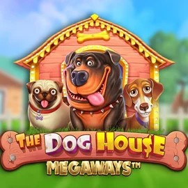 The Dog House Megaways slot logo by Pragmatic Play at Whamoo Casino