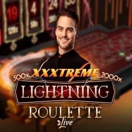 XXXtreme Lightning Roulette online game logo by Evolution on whamoo.fi